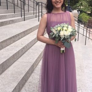 Lavender bridesmaid dress
